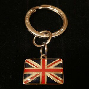 Harrods London British Flag Keychain